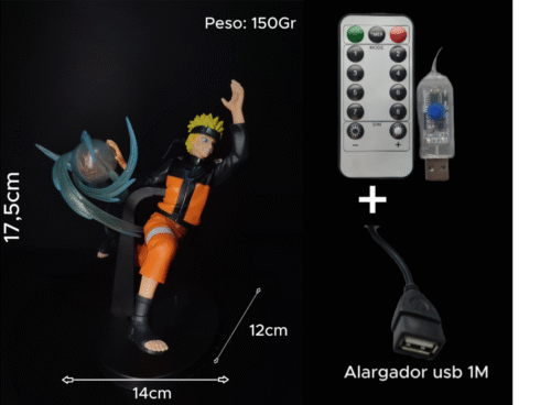 Figura Naruto con Alumbrado Led-Naruto