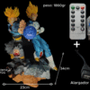 Figura Vegeta-Trunks Super Saiyans con sistema FDS y Alumbrado-Dragon Ball