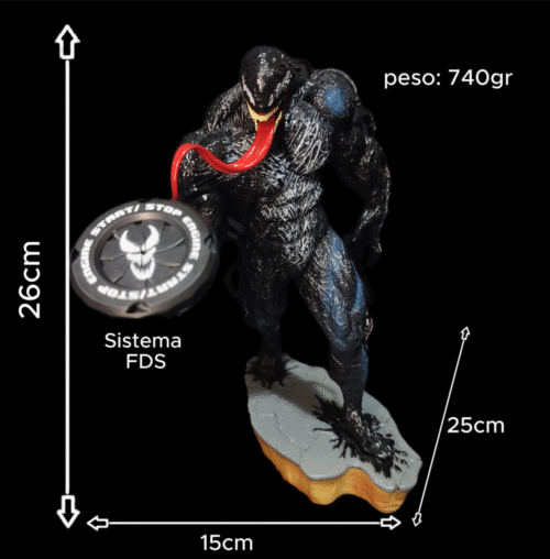 Figura de Venom con sistema FDS