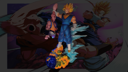 Figura Vegetto vs Buu fase Gotenks con sistema FDS - Dragon Ball
