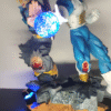 Figura Vegeta-Trunks Super Saiyans con sistema FDS y Alumbrado-Dragon Ball