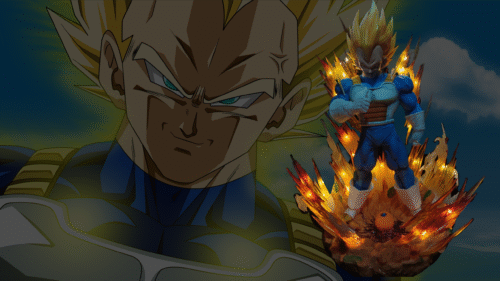 Figura Vegeta con sistema FDS y alumbrado - Dragon Ball